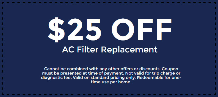 AC filter replace discount