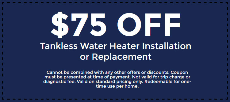 Tankless water heater service discount